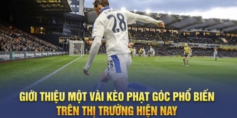 Một số loại kèo phạt góc phổ biến